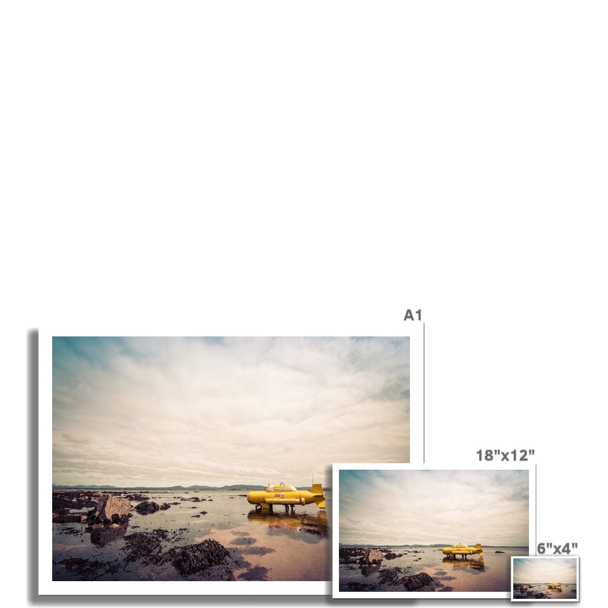 Bruichladdich Yellow Submarine Soft Colour Hahnemühle Photo Rag Print by Wandering Spirits Global