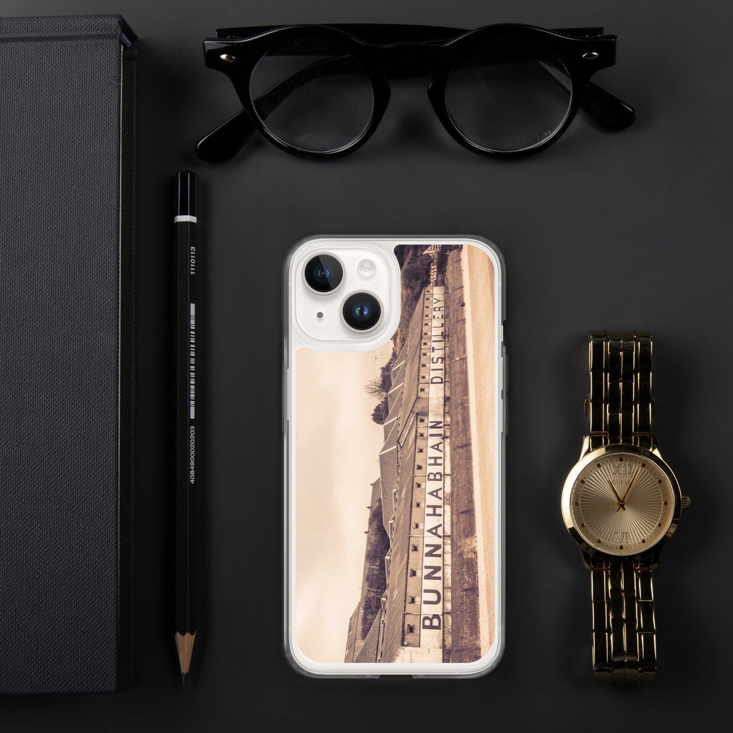 Bunnahabhain Distillery Soft Colour iPhone Case by Wandering Spirits Global