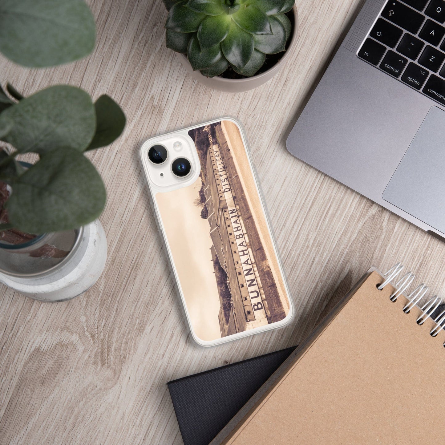 Bunnahabhain Distillery Soft Colour iPhone Case iPhone 14 by Wandering Spirits Global