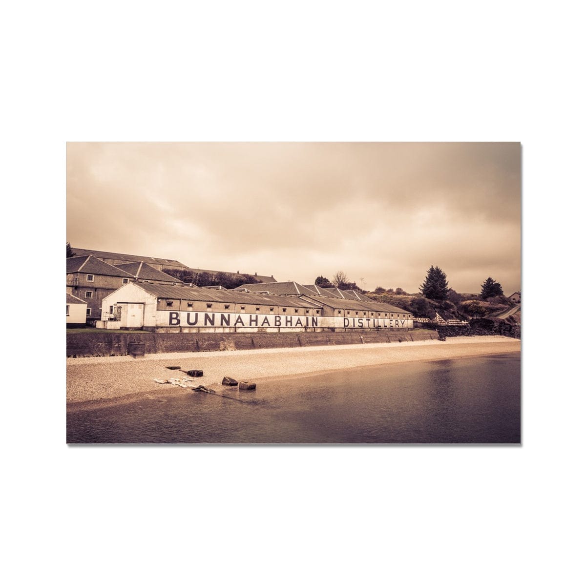 Bunnahabhain Distillery Warehouse Soft Colour C-Type Print 15"x10" by Wandering Spirits Global
