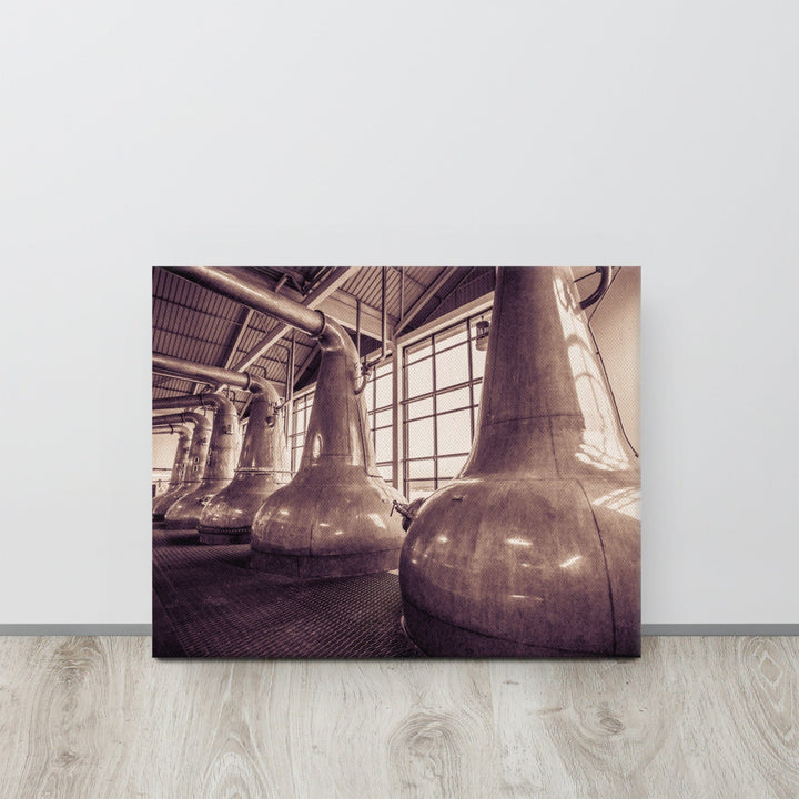 Still Squadron Caol Ila Sepia Toned Canvas 16″×20″ by Wandering Spirits Global
