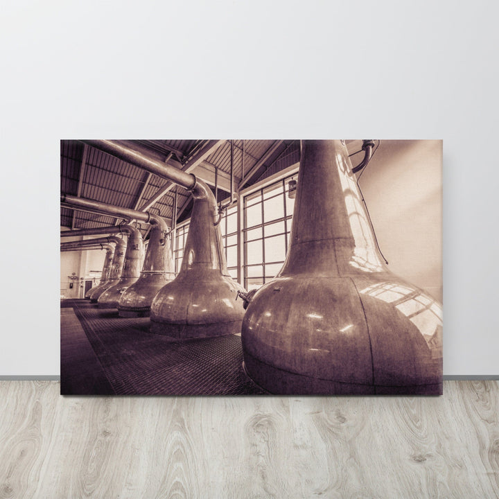 Still Squadron Caol Ila Sepia Toned Canvas 24″×36″ by Wandering Spirits Global