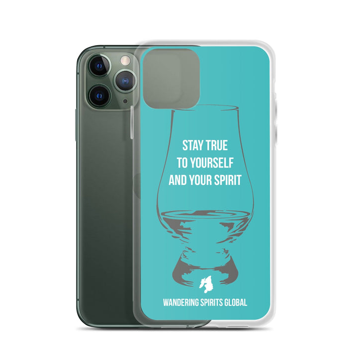 Stay True To Yourself and Your Spirit iPhone Flexi Case by Wandering Spirits Global
