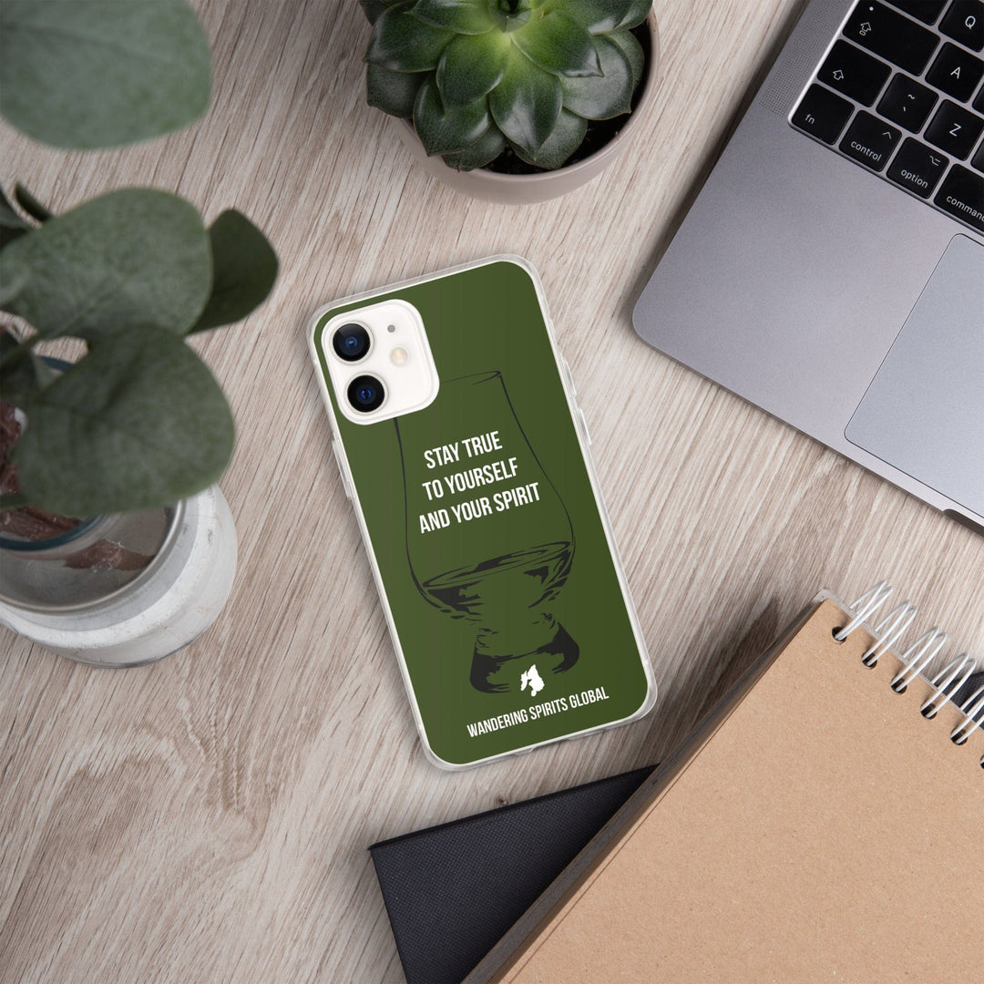 Stay True To Yourself and Your Spirit iPhone Flexi Case iPhone 12 by Wandering Spirits Global