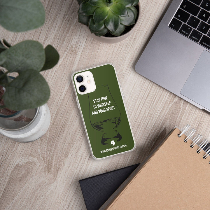 Stay True To Yourself and Your Spirit iPhone Flexi Case iPhone 12 mini by Wandering Spirits Global