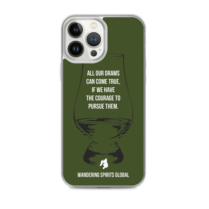 All Our Drams Can Come True iPhone Flexi Case iPhone 13 Pro Max / Green by Wandering Spirits Global