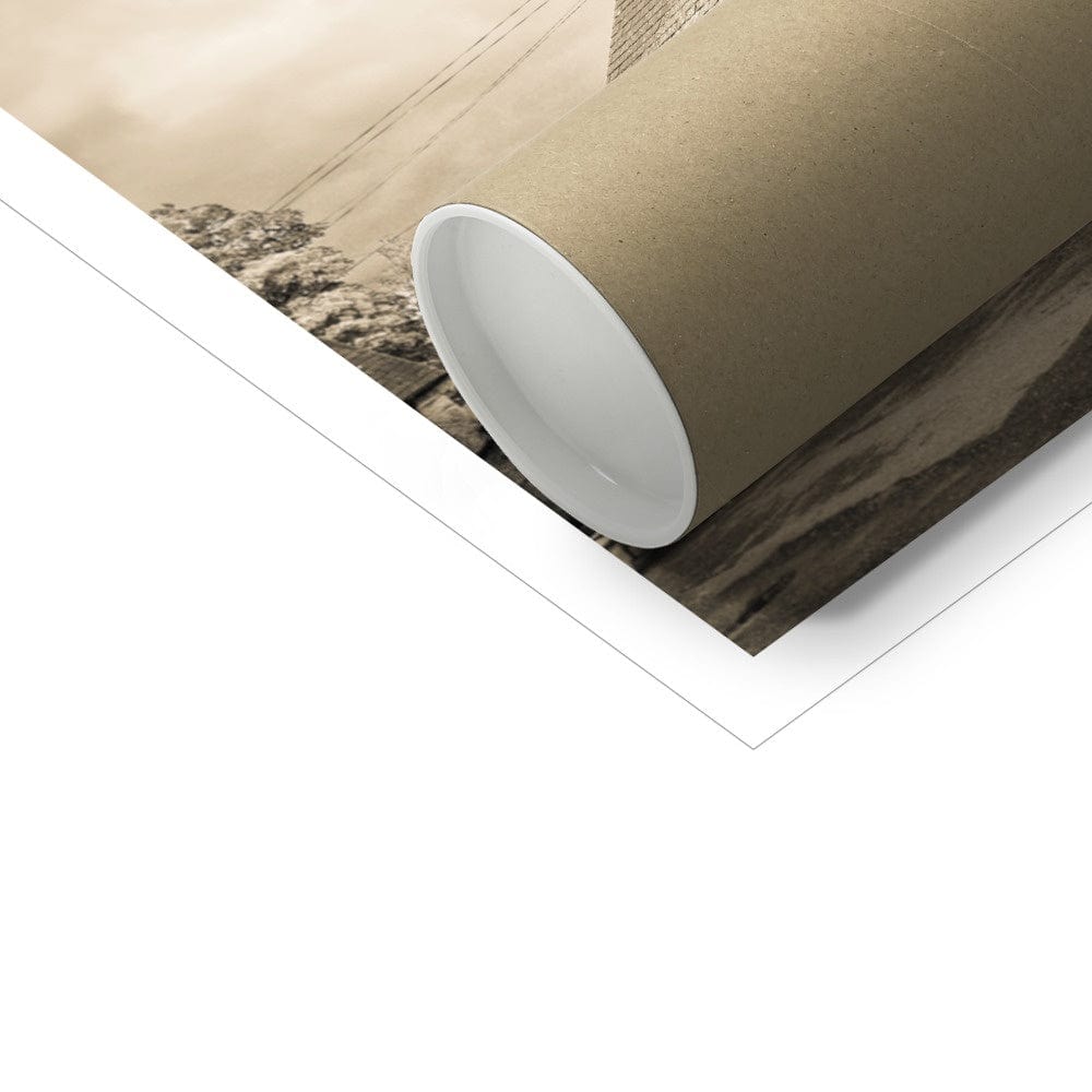 Clynelish Brora Old Distillery Office Hahnemühle Photo Rag Print by Wandering Spirits Global