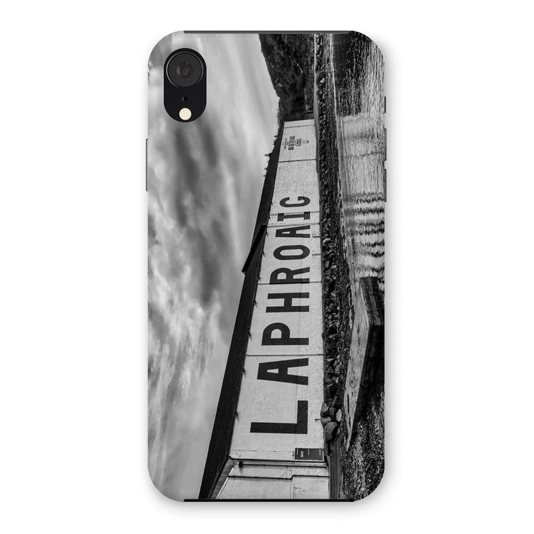 Laphroaig Distillery Islay Black and White Snap Phone Case iPhone XR / Gloss by Wandering Spirits Global