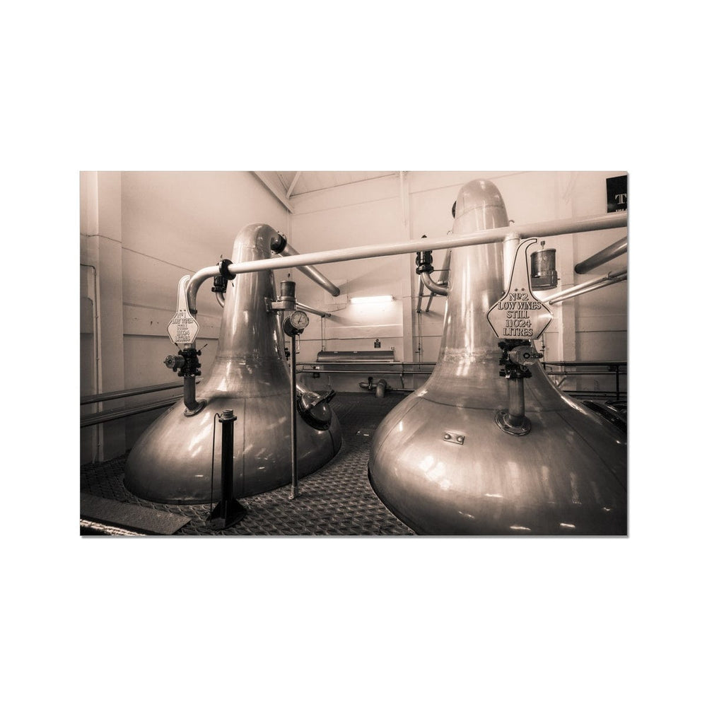 Low Wines 1 and 2 Talisker Golden Toned C-Type Print 24"x16" by Wandering Spirits Global