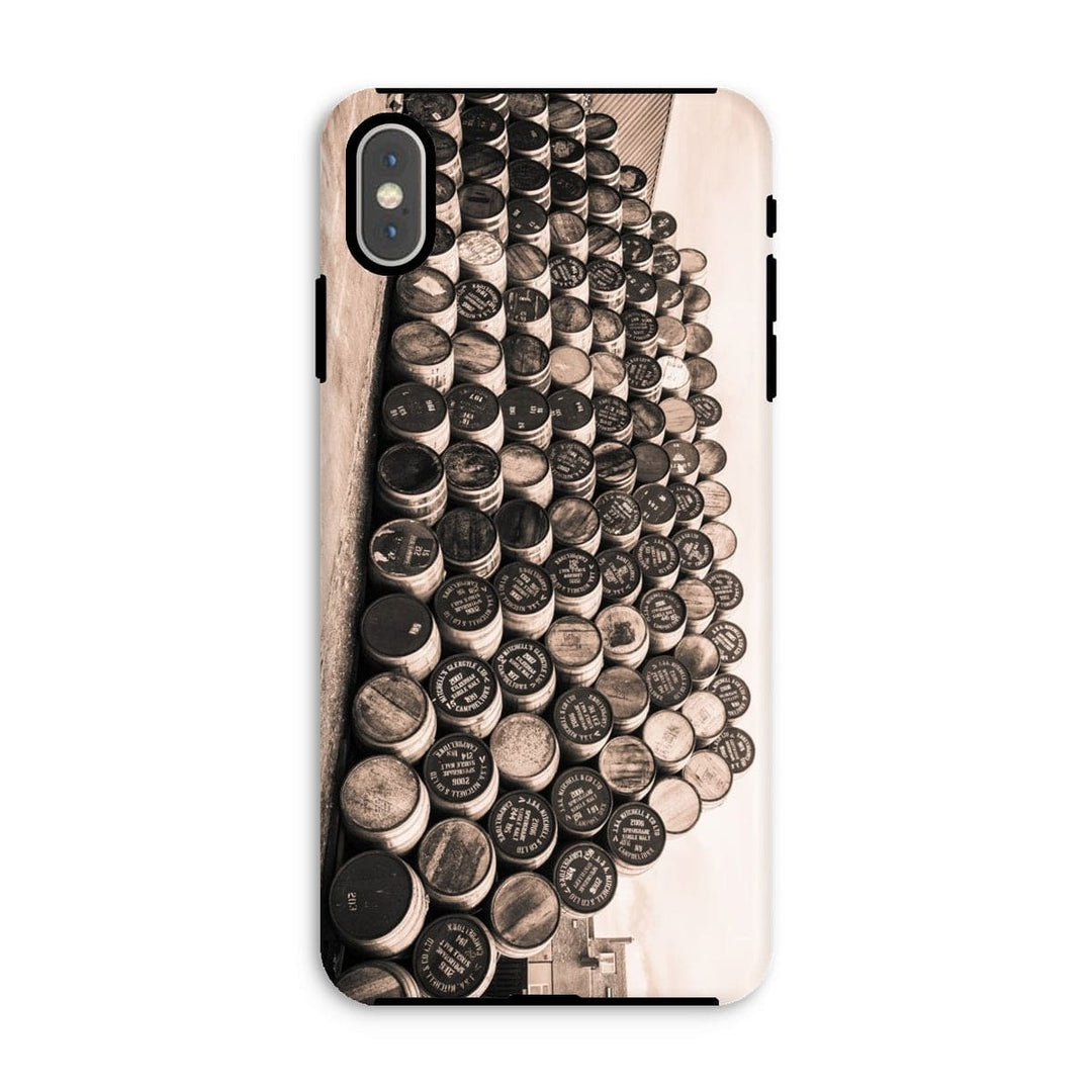 Empty Glengyle Casks Sepia Toned Tough Phone Case iPhone XS Max / Gloss by Wandering Spirits Global