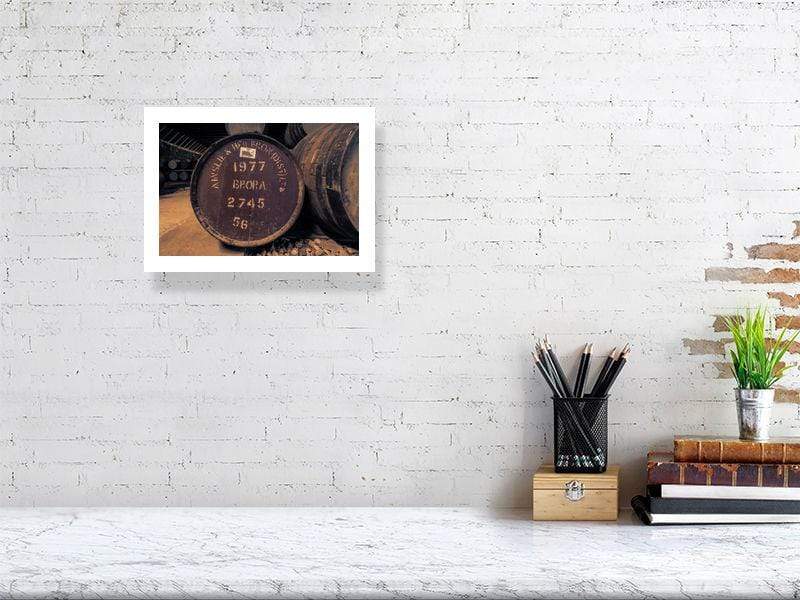 21.1 cm x 29.7 cm, 8.3 inches x 11.7 inches Brora 1977 Cask Fine Art Print by Wandering Spirits Global