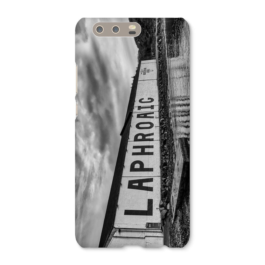 Laphroaig Distillery Islay Black and White Snap Phone Case Huawei P10 Plus / Gloss by Wandering Spirits Global