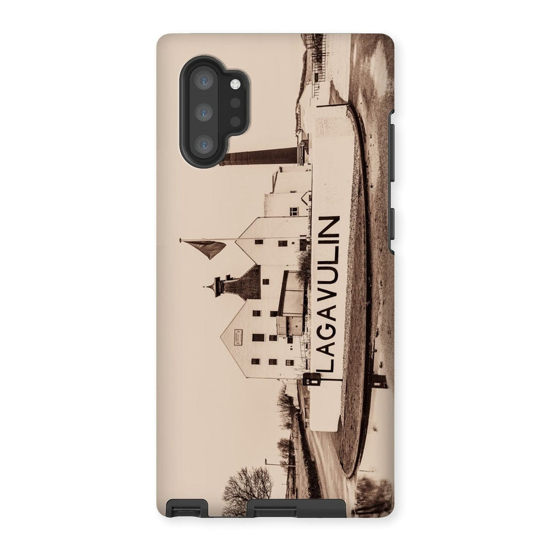 Lagavulin Distillery Sepia Toned Tough Phone Case Samsung Galaxy Note 10P / Gloss by Wandering Spirits Global