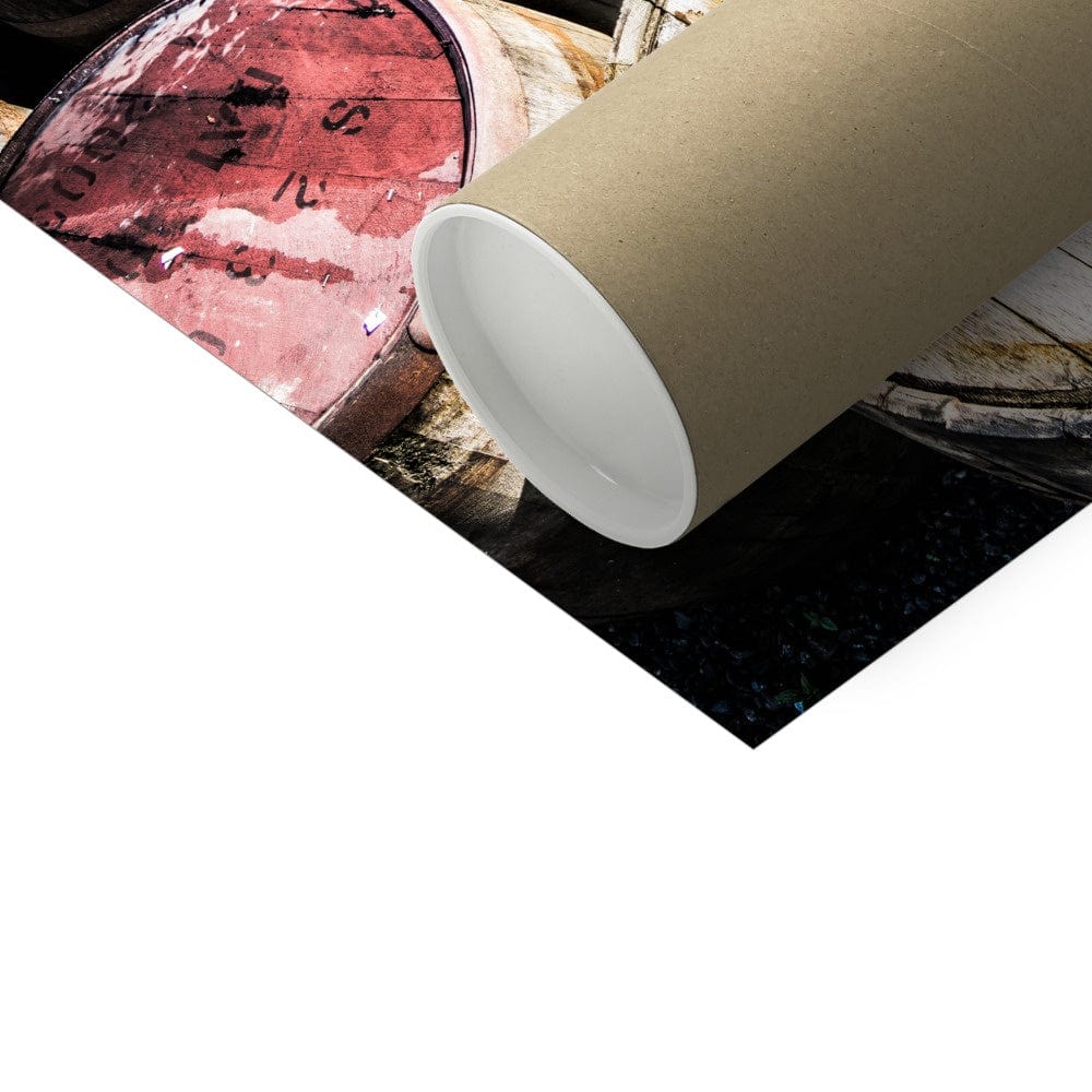 Dalmore Distillery Casks C-Type Print by Wandering Spirits Global