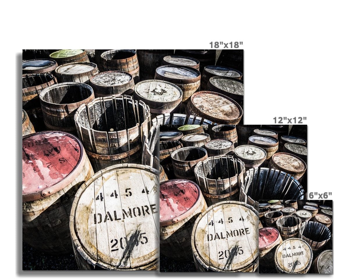 Dalmore Distillery Casks C-Type Print by Wandering Spirits Global