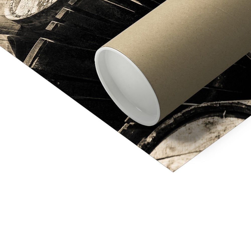 Dalmore Distillery Empty Casks  C-Type Print by Wandering Spirits Global