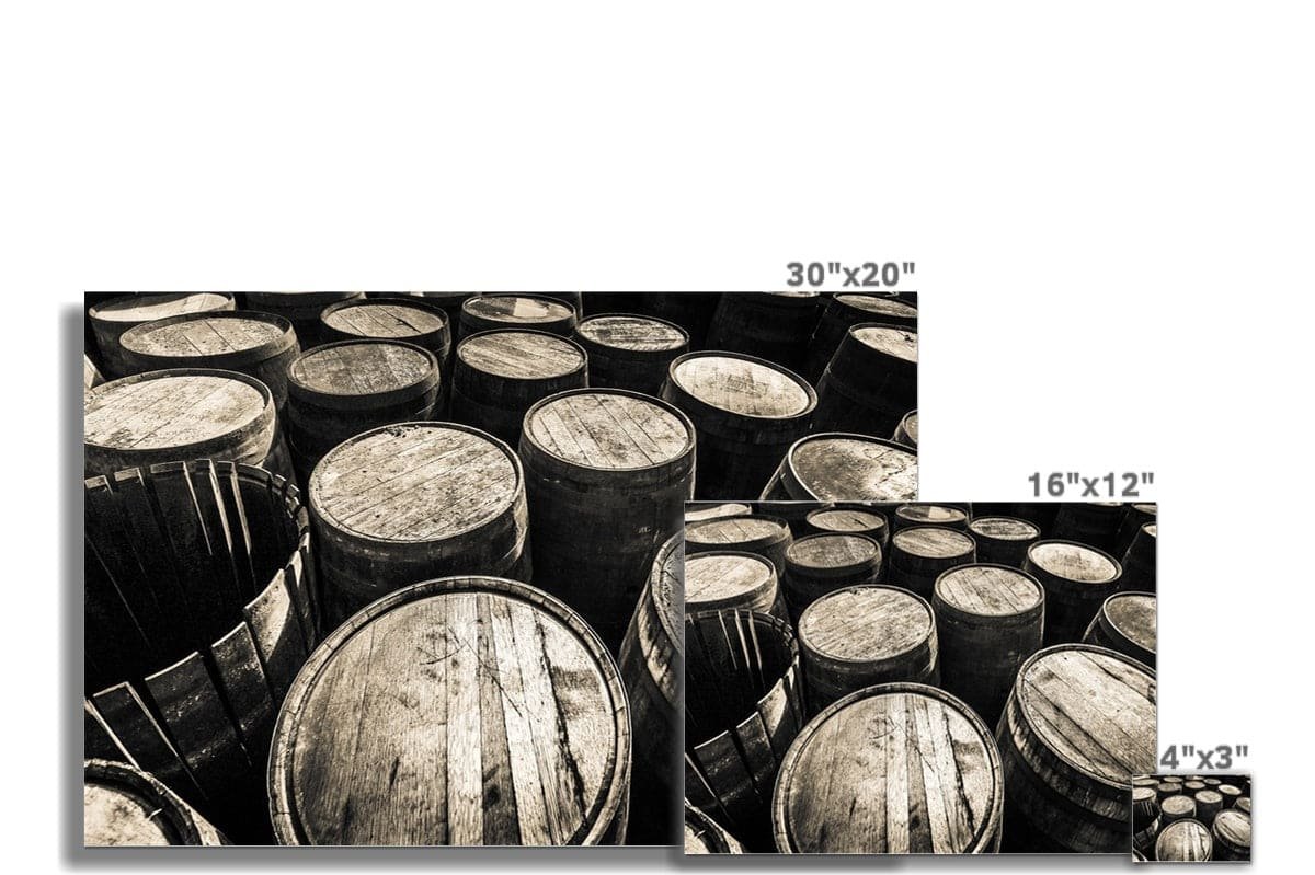 Dalmore Distillery Empty Casks  C-Type Print by Wandering Spirits Global