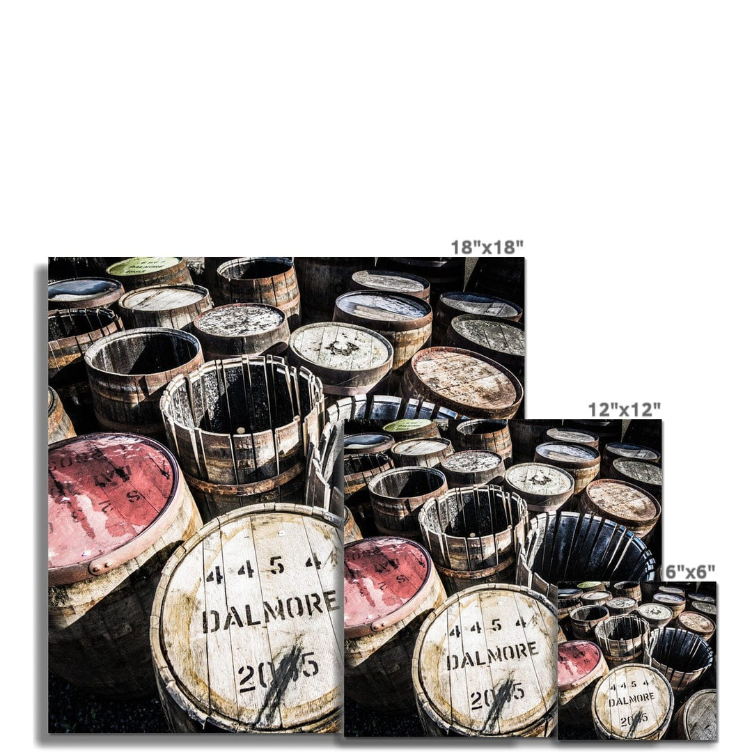 Dalmore Distillery Casks C-Type Print by Wandering Spirits Global