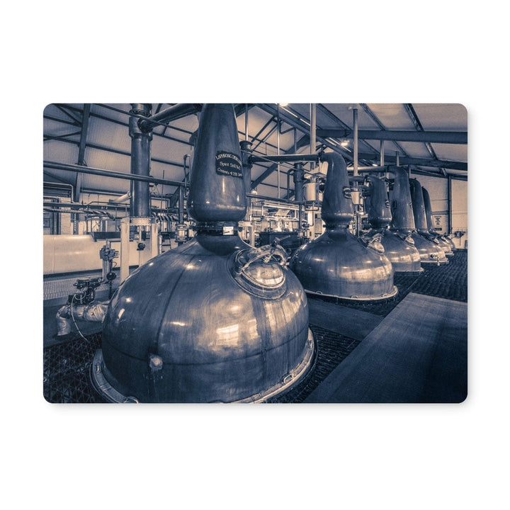 Spirit and Wash Stills Laphroaig Distillery Purple Toned Placemat 4 Placemats by Wandering Spirits Global
