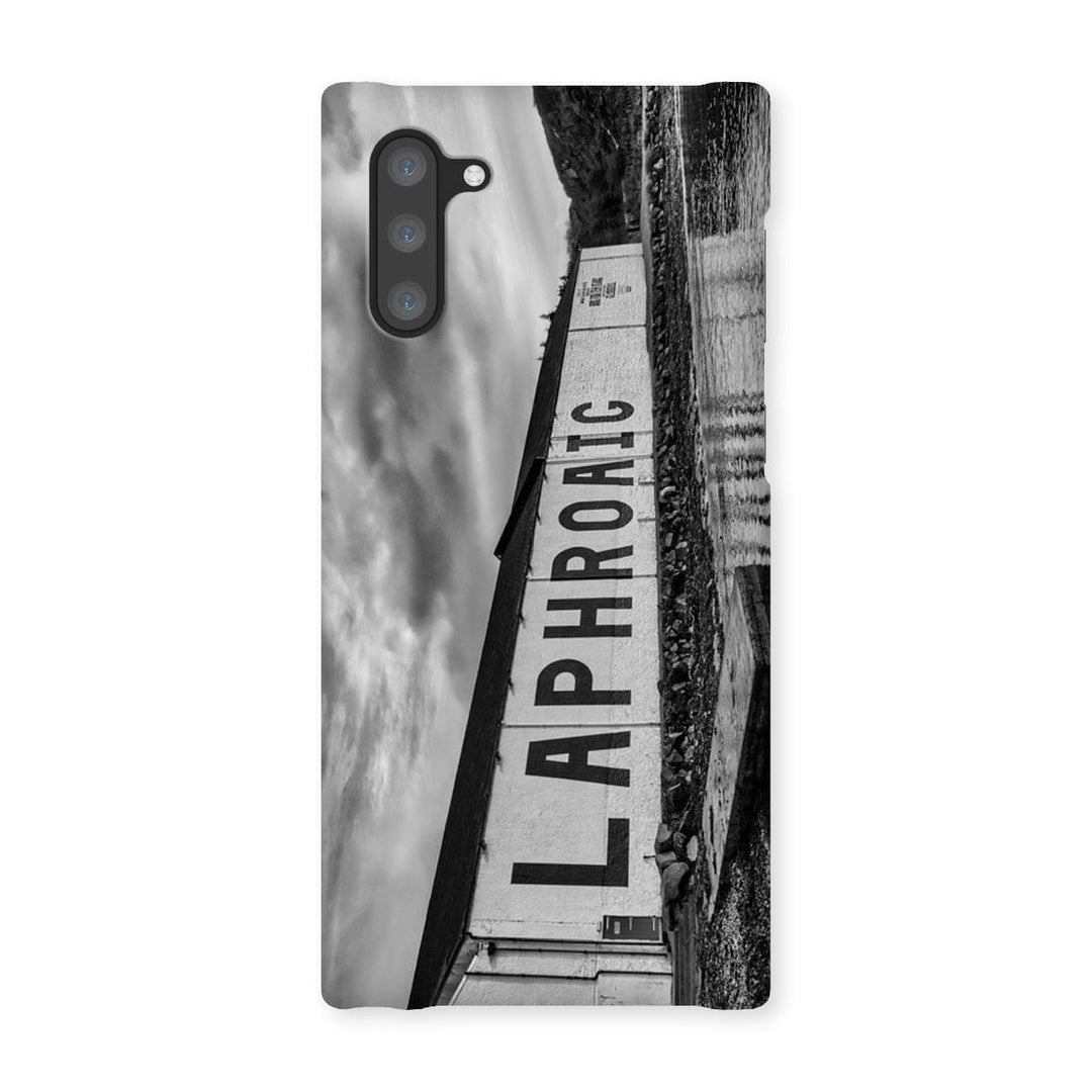 Laphroaig Distillery Islay Black and White Snap Phone Case Samsung Galaxy Note 10 / Gloss by Wandering Spirits Global