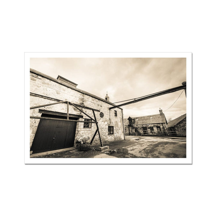 Brora Still Room Golden Black and White Hahnemühle Photo Rag Print 18"x12" by Wandering Spirits Global