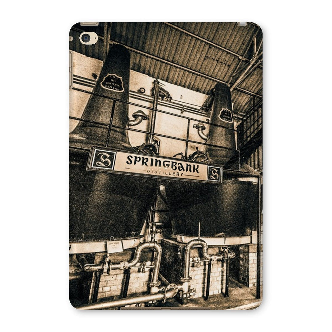 Springbank Distillery Black and White Tablet Cases iPad Mini 4 / Gloss by Wandering Spirits Global