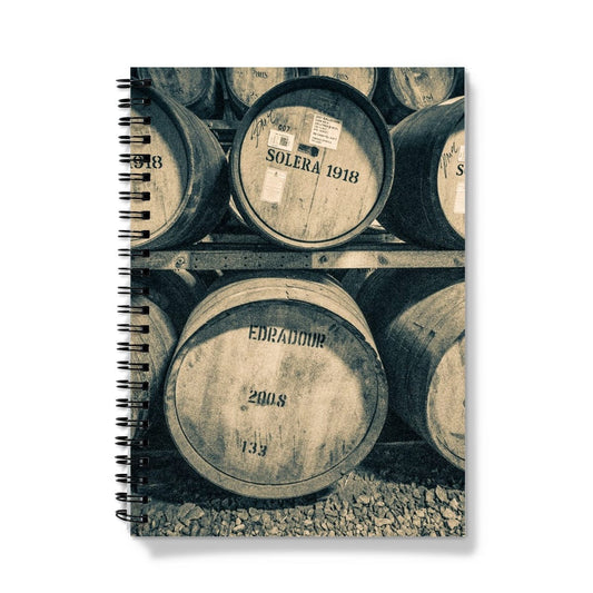 Edradour and Ballechin Casks Notebook A5 / Graph by Wandering Spirits Global