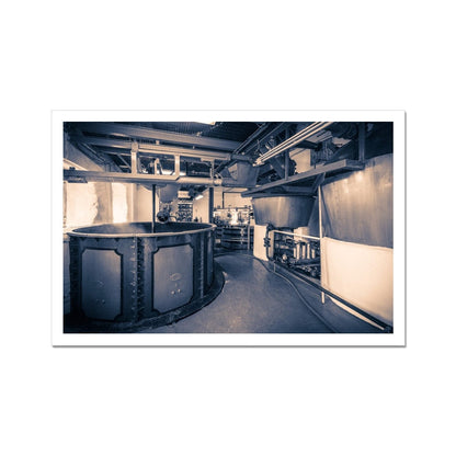 Edradour Distillery Mash Tun Stills Purple Toned Hahnemühle Photo Rag Print 18"x12" by Wandering Spirits Global