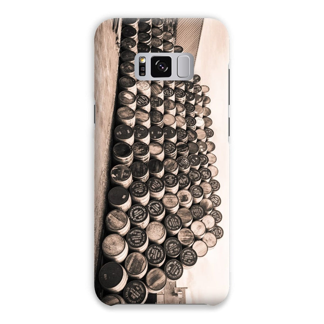 Empty Glengyle Casks Sepia Toned Snap Phone Case Samsung Galaxy S8 Plus / Gloss by Wandering Spirits Global