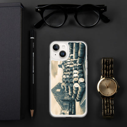 Empty Casks Glengyle Golden Toned iPhone Case by Wandering Spirits Global