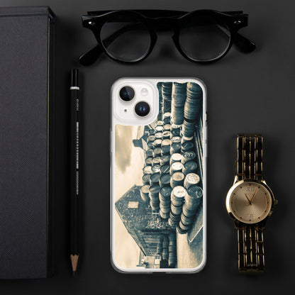 Empty Casks Glengyle Golden Toned iPhone Case by Wandering Spirits Global