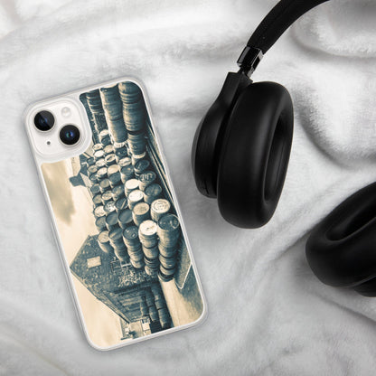Empty Casks Glengyle Golden Toned iPhone Case by Wandering Spirits Global