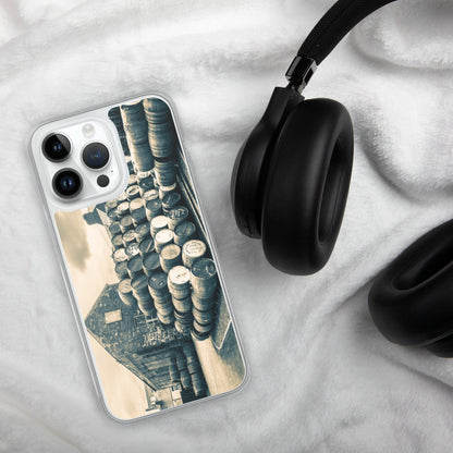 Empty Casks Glengyle Golden Toned iPhone Case by Wandering Spirits Global