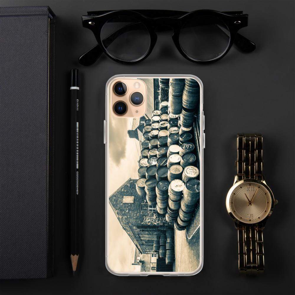 iPhone 11 Pro Max Empty Casks Glengyle Golden Toned iPhone Case by Wandering Spirits Global