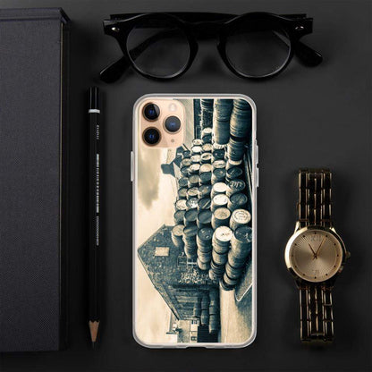 iPhone 11 Pro Max Empty Casks Glengyle Golden Toned iPhone Case by Wandering Spirits Global