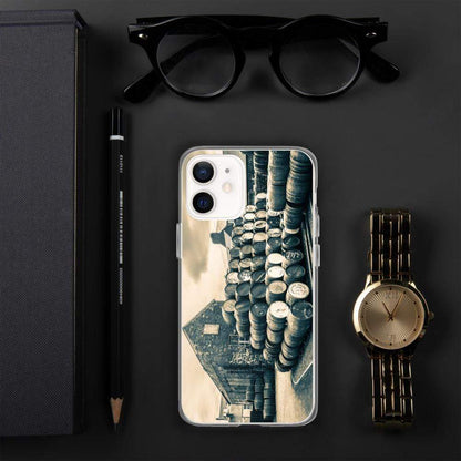 iPhone 12 Empty Casks Glengyle Golden Toned iPhone Case by Wandering Spirits Global