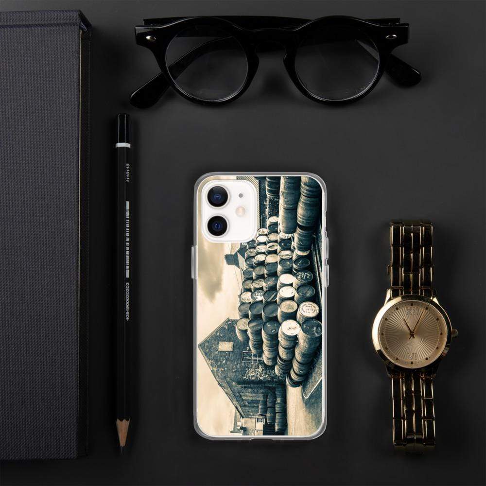 iPhone 12 mini Empty Casks Glengyle Golden Toned iPhone Case by Wandering Spirits Global