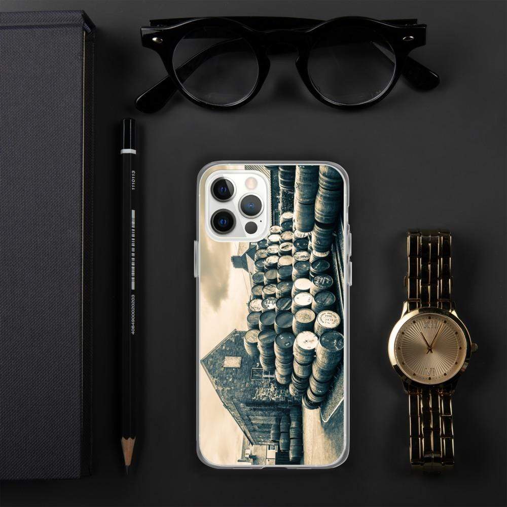 iPhone 12 Pro Empty Casks Glengyle Golden Toned iPhone Case by Wandering Spirits Global