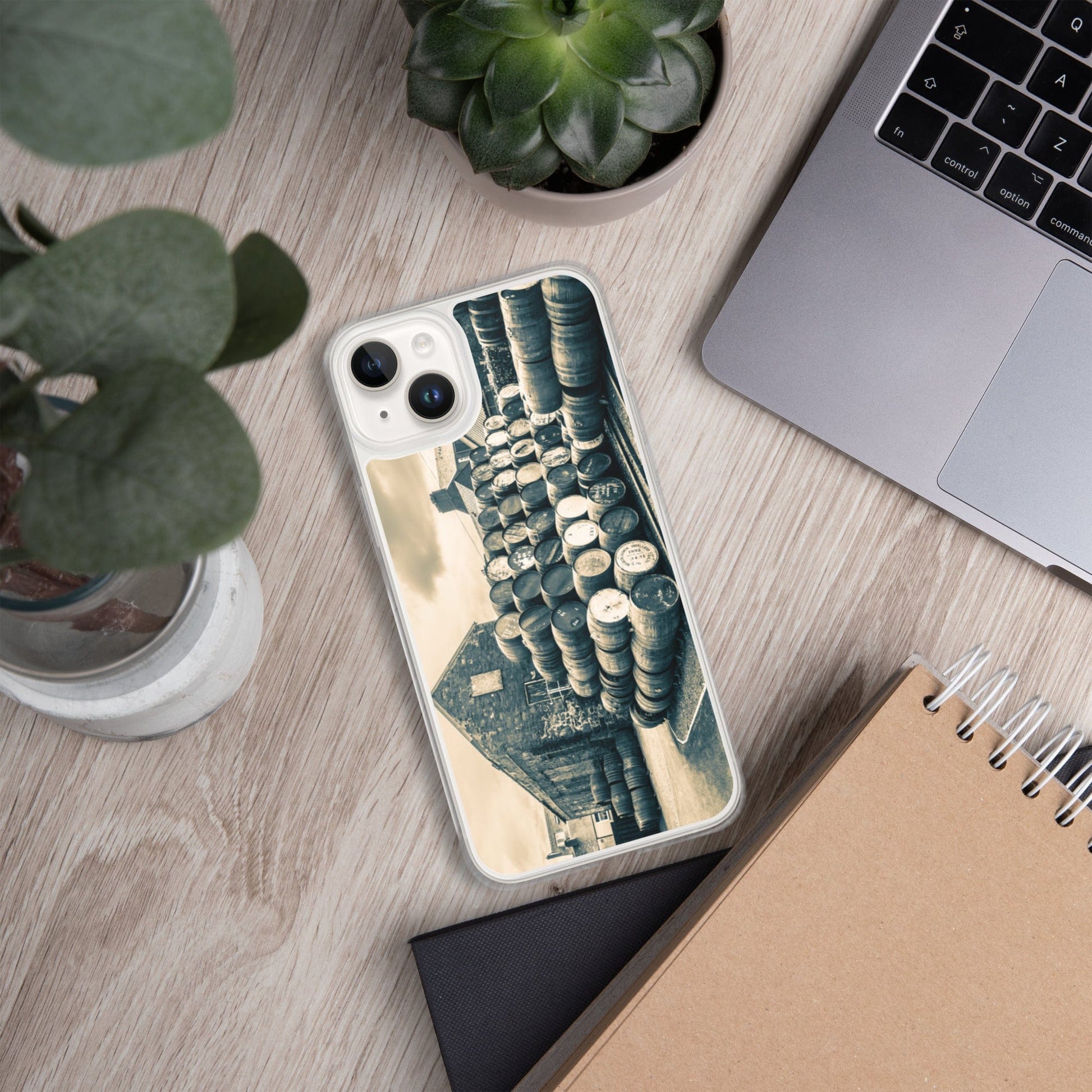 Empty Casks Glengyle Golden Toned iPhone Case iPhone 14 Plus by Wandering Spirits Global