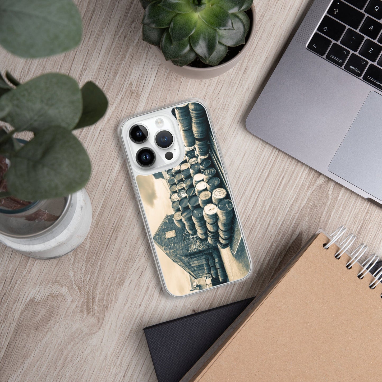 Empty Casks Glengyle Golden Toned iPhone Case iPhone 14 Pro by Wandering Spirits Global