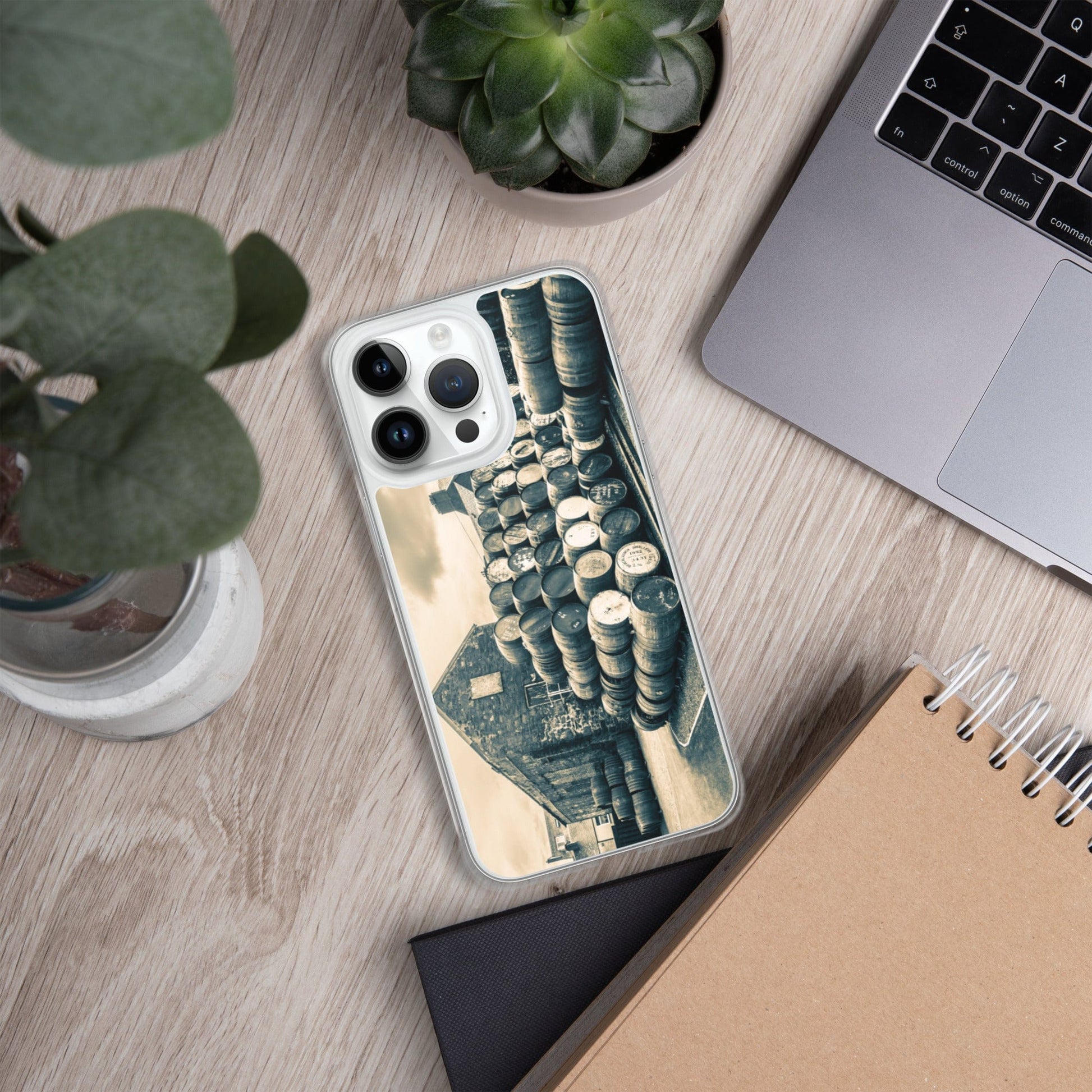 Empty Casks Glengyle Golden Toned iPhone Case iPhone 14 Pro Max by Wandering Spirits Global