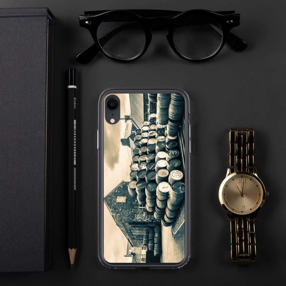 iPhone XR Empty Casks Glengyle Golden Toned iPhone Case by Wandering Spirits Global