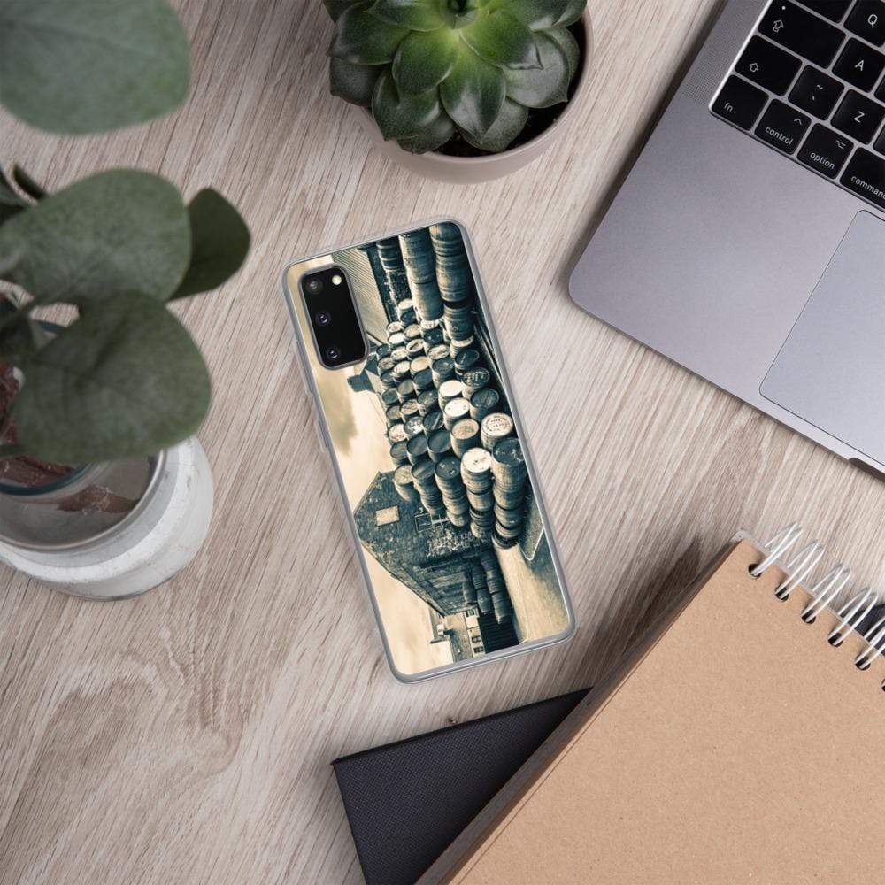 Samsung Galaxy S20 Empty Casks Glengyle Golden Toned Samsung Case by Wandering Spirits Global