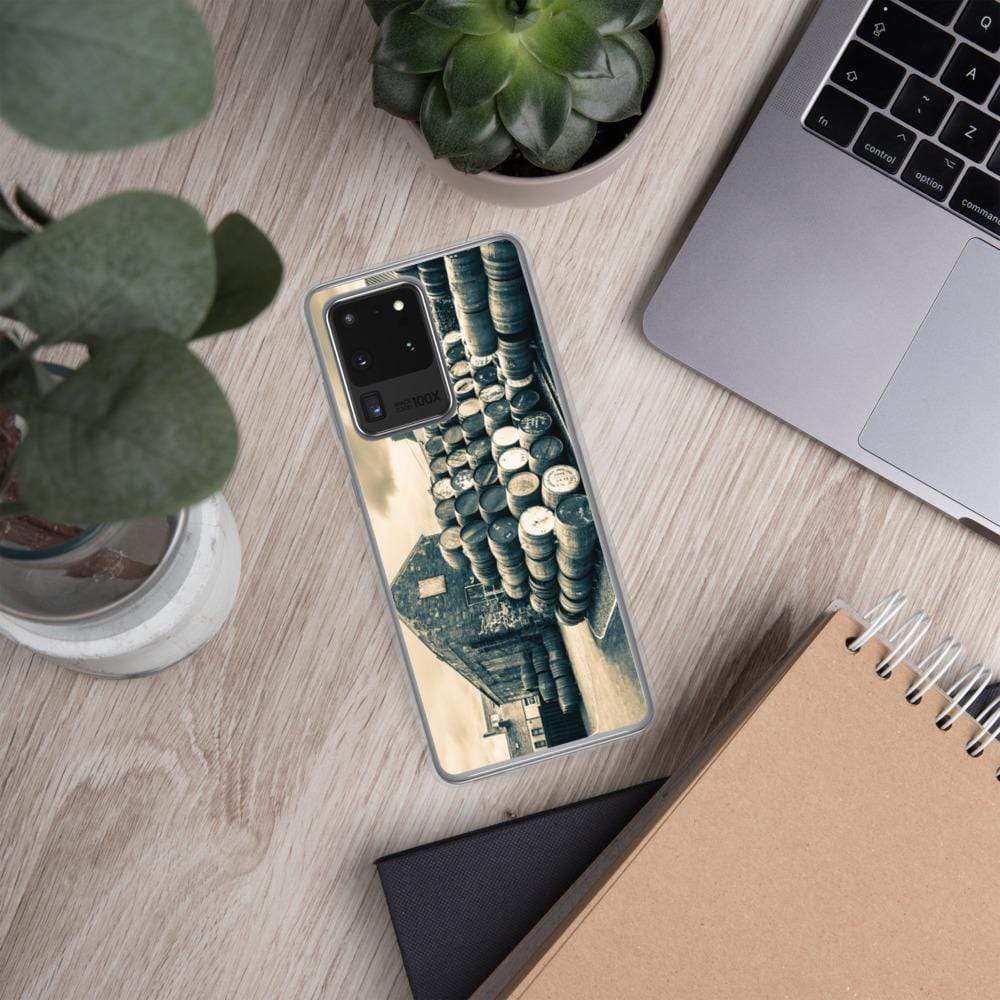 Samsung Galaxy S20 Ultra Empty Casks Glengyle Golden Toned Samsung Case by Wandering Spirits Global