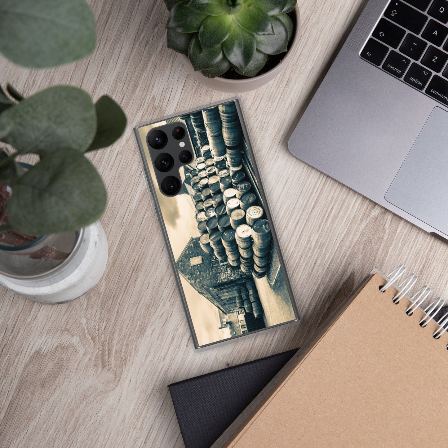 Empty Casks Glengyle Golden Toned Samsung Case Samsung Galaxy S22 Ultra by Wandering Spirits Global