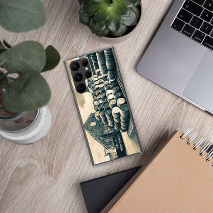 Empty Casks Glengyle Golden Toned Samsung Case Samsung Galaxy S22 Ultra by Wandering Spirits Global