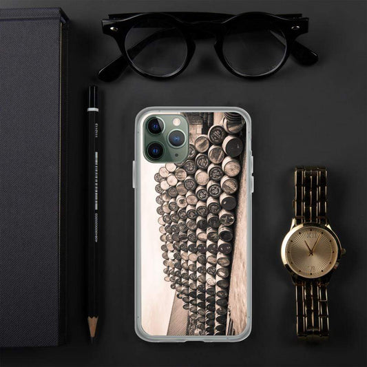 iPhone 11 Pro Empty Glengyle Casks Sepia Toned iPhone Case by Wandering Spirits Global
