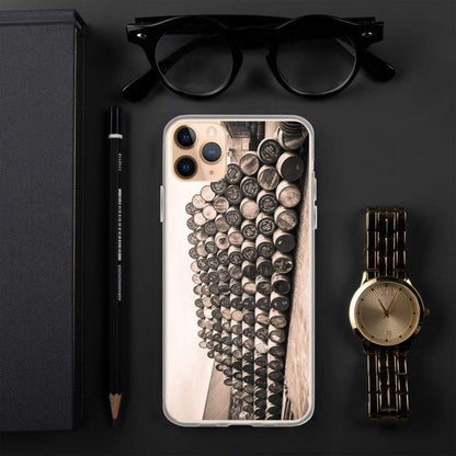 iPhone 11 Pro Max Empty Glengyle Casks Sepia Toned iPhone Case by Wandering Spirits Global