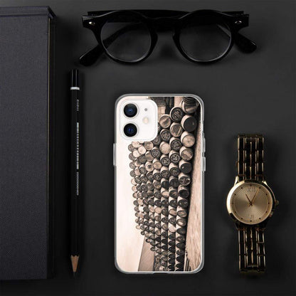 iPhone 12 Empty Glengyle Casks Sepia Toned iPhone Case by Wandering Spirits Global