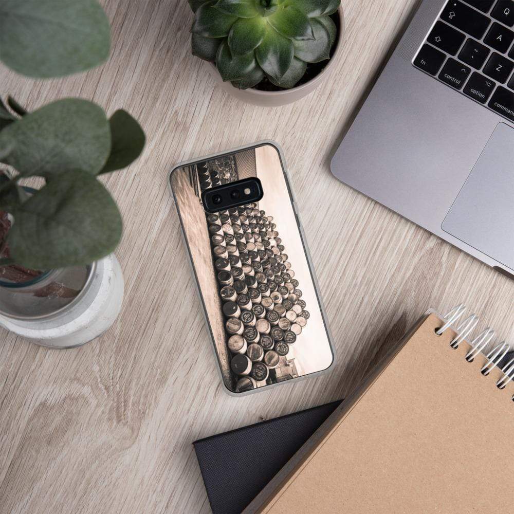 Samsung Galaxy S10e Empty Glengyle Casks Sepia Toned  Samsung Case by Wandering Spirits Global